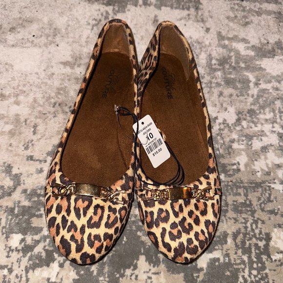 Club Couture Cheetah Print Ballet Flats (Size 7 and 10 Available) - Picture 1 of 6